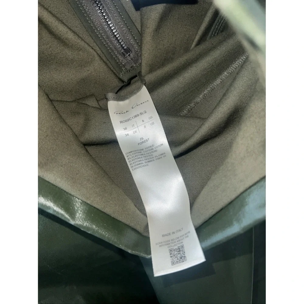 Rick Owens Dirt Pillar Denim Maxi Skirt, 38 - Picture 3 of 10